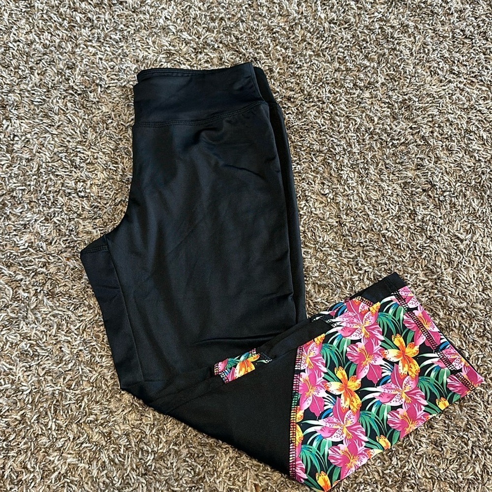 Zone pro Hawaiian flower leggings - Picture 5 of 9